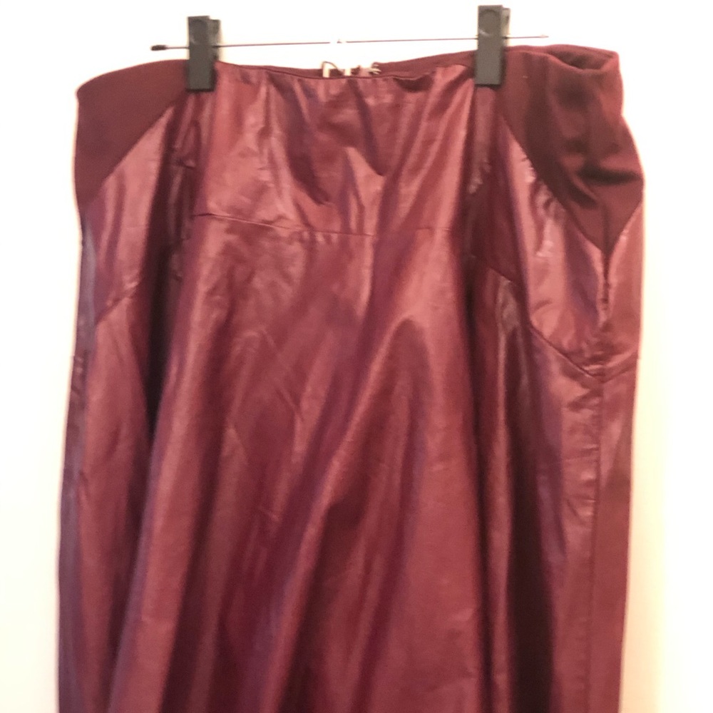 Eloquii Faux Leather Skirt